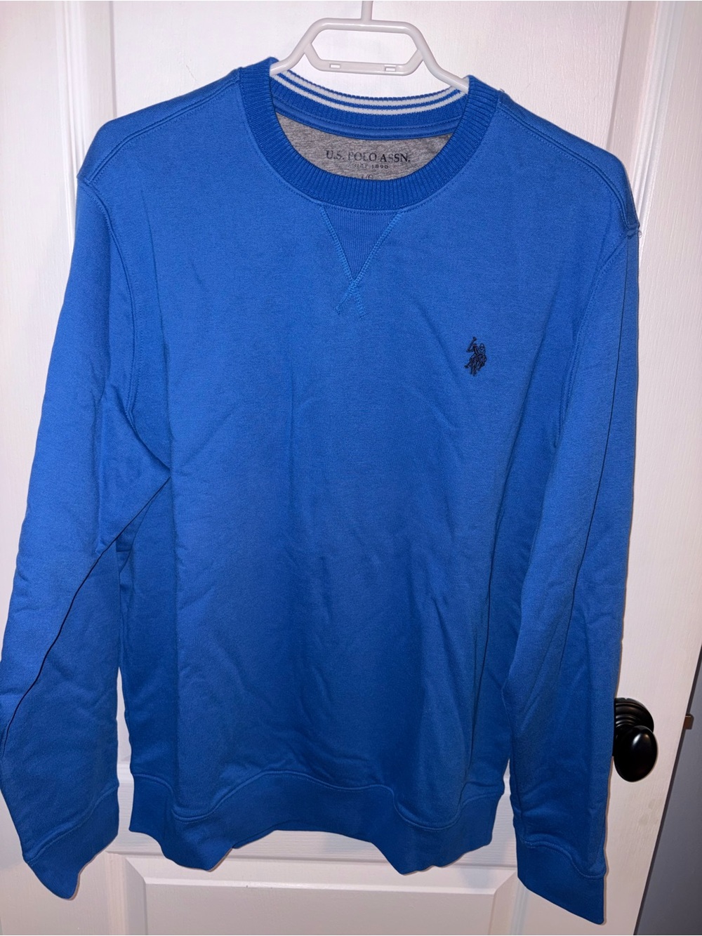 U.S. Polo Assn. Men's Blue Crewneck Sweatshirt